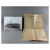 The Wyandotte Tribune 1958 Newspaper & More!