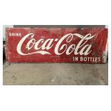 Vintage Metal Coca Cola Sign