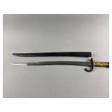 Antique Large French 1874 Sword Bayonet