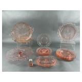 Vintage Pink Depression Glass