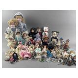 Vintage Porcelain Dolls & More