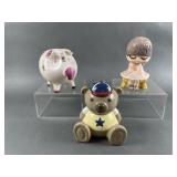 Vintage Piggy Bank Lot