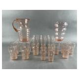 Vintage Pink Depression Glass Lot
