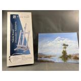 Mini Table Easel & MCM McElroy Painting