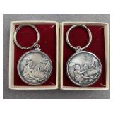 Wyandotte Savings Bank Bicentennial Coin Keychains
