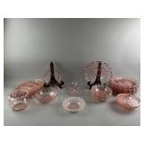 Vintage Pink Depression Glass Collection