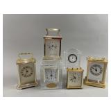 Vtg Hamilton Quartz Mantle Table Clock & More