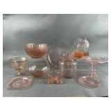 Vintage Pink Depression Glass