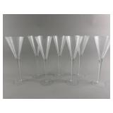 7 Crystal Martini Glasses