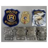 Vtg Wyandotte Special Police Badge & More