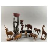 Hand Carved Wood Sculptures