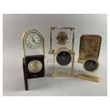 Vtg Howard Miller Mantle Table Clock & More