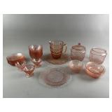 Vintage Pink Depression Glass Collection
