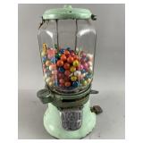 Vtg Columbus Porcelain Gumball Dispenser