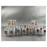 Large Lot Of Kentucky Derby Glasses