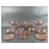 Vintage Pink Depression Glass