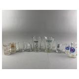 Vintage Glass Beer Mugs & Steins Lot