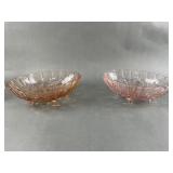 Indiana Glass Co Garland Pink Fruit Bowl