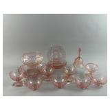 Vintage Pink Depression Glass Hobnail & More