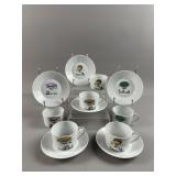 Vtg Limoges Porcelain Teacup & Saucer Set