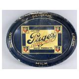 Vintage Paige Dairy Products Serving Tray
