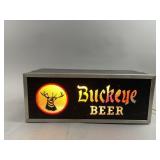 Vtg Buckeye Beer Illuminated Adv. Sign
