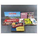 Vintage Board Games, Monopoly, Bingo & More