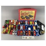 Lot of Vtg Hotwheels, Car Case & More