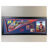 Vintage Custom Framed NASCAR Memorabilia