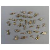 Gold Plated Bracelet Charms Sterling Silver & More