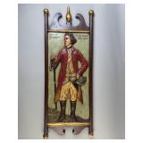 American Revolutionary War Carved Wood Plaque
