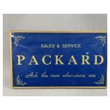Vintage Packard Sales & Service Sign