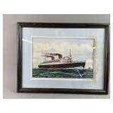 Framed/Signed Painting of Queen Elizabeth Duffield