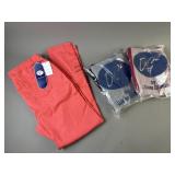 NWT Diane Gilman DG2 Jeans in Coral & More Size LT