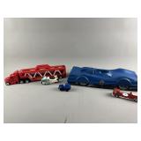 Vintage Toy Car Holder Case, Toy Cars & More!