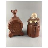 Vintage Ceramic Friar Tuck & McCoy Cookie Jar