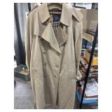 Vtg Burberry Trench Coat Made In England