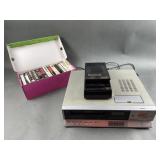 Vtg Betamax Player , Rewinder & Tapes