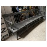 Long Antique Wooden Bench