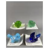 Vintage Fenton-Lenox Hand Painted Glass Figures