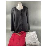 3 New Susan Graver Long Sleeve Coats