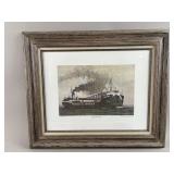 Framed/Signed/# Steamer Wyandotte by Kusshel