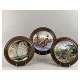 Vtg Framed Danbury Mint Collector Plates & More