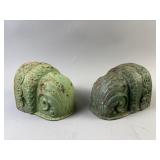 Antique Architectural Cast Iron Pipe Covers