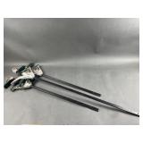 3 Masterforce Woodworking Clamps