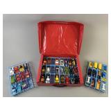 Hot Wheels & Matchbox Vintage Cars In Case