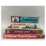 Vtg Board Games Dominoes & More