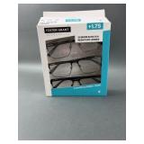 3pr Foster Grant Reading Glasses +1.75