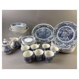 Liberty Blue Staffordshire Ironstone Dinnerware