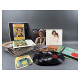 Vintage Assorted  Artist Record Albums & 78rpms